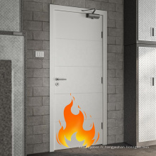 UL Cadre nominal de 90 min d&#39;incendie et 90 min Fire Noted Door Leaf Hotel Fire Discing Door Fabricant